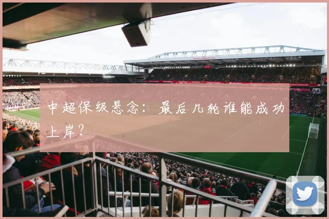 中超保级悬念：最后几轮谁能成功上岸？